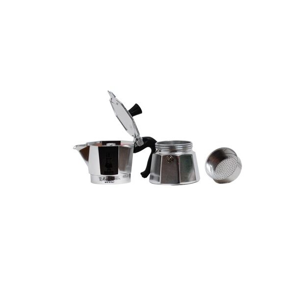 Caffettiera Moka in Alluminio 2 Tazze Alta 14cm